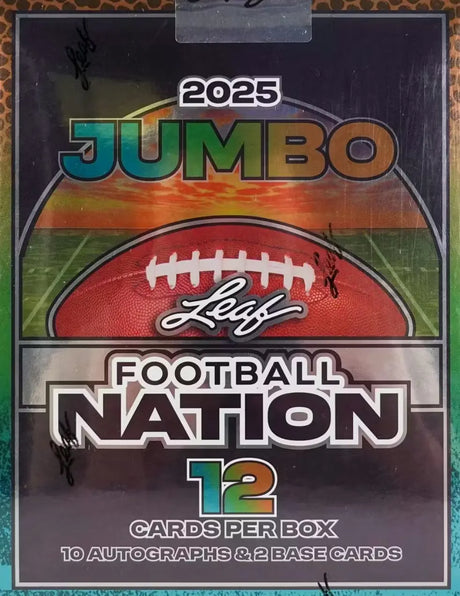 2025 Leaf Football Nation JUMBO Box Jaspys