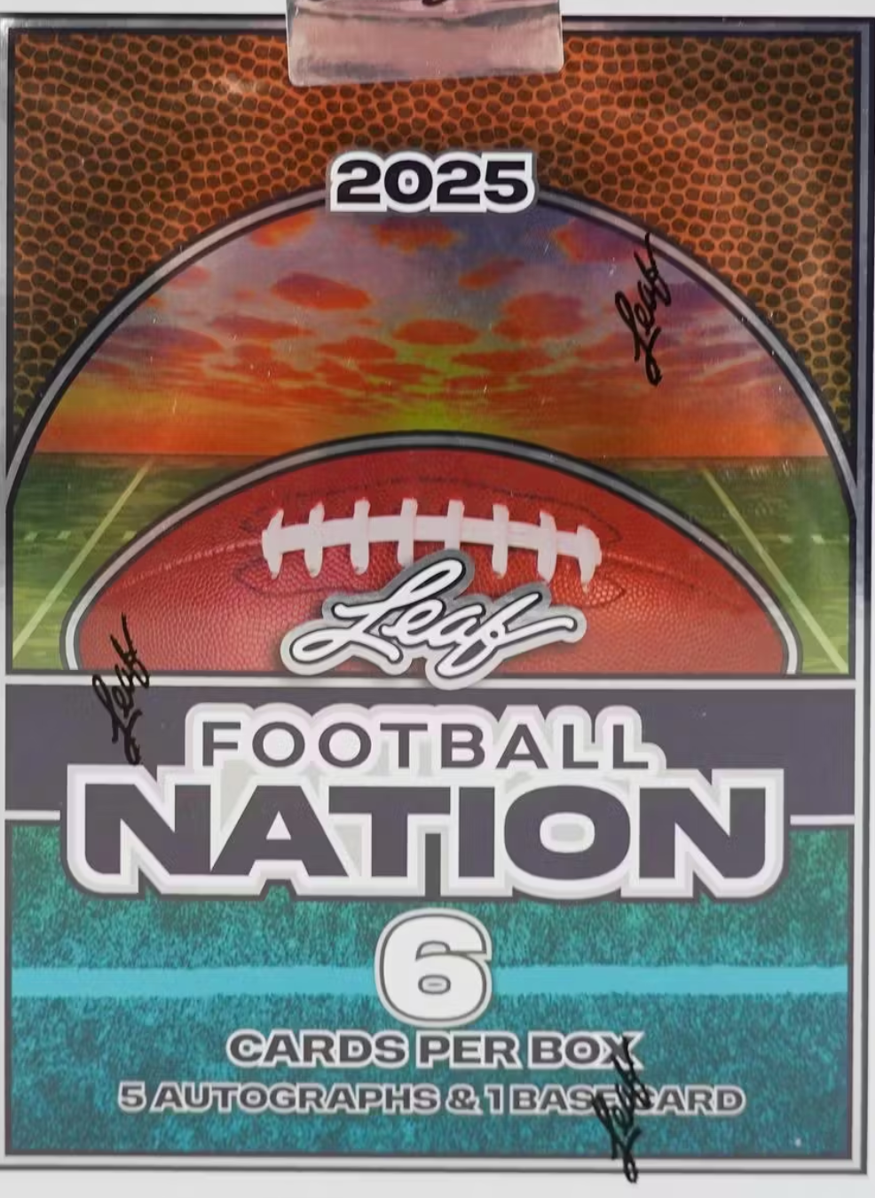 2025 Leaf Football Nation HOBBY Box