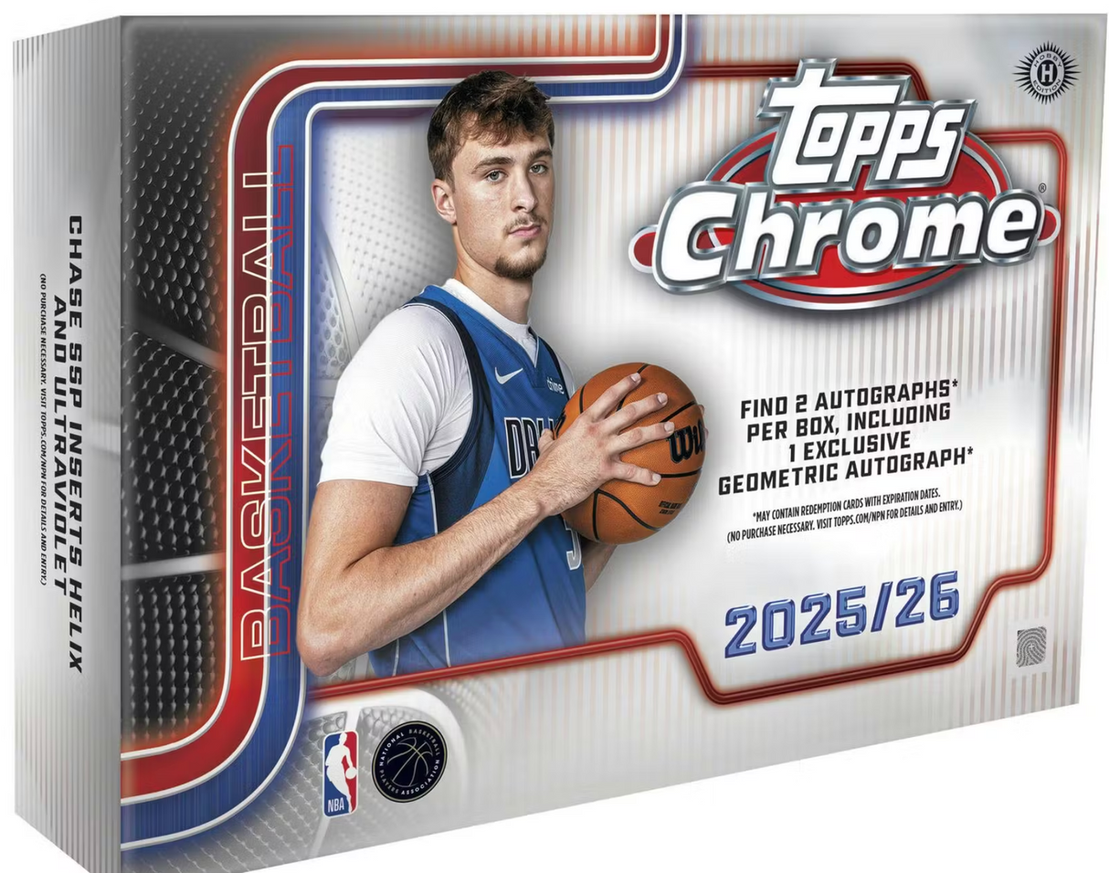 2025/26 Topps Chrome Basketball Breaker Delight Box