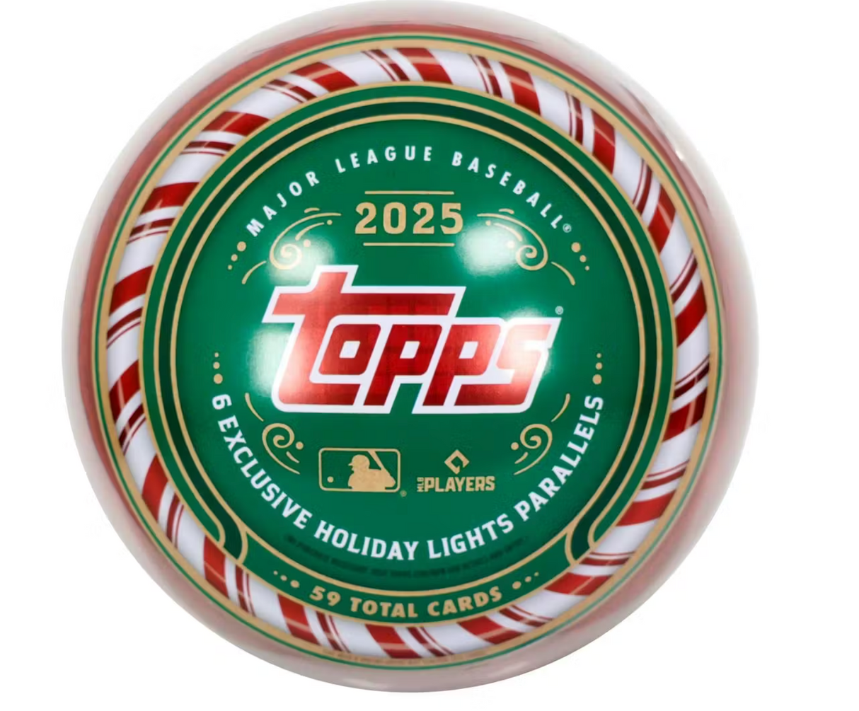 2025 Topps Holiday Baseball Tin