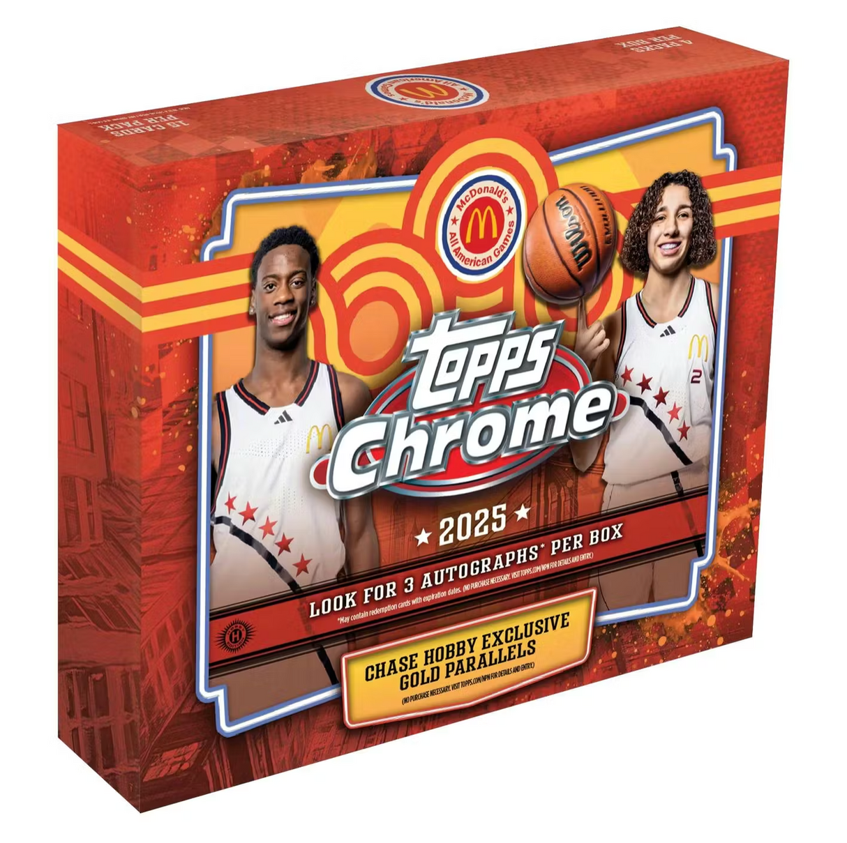 2025 Topps Chrome McDonald's All American Basketball Hobby Box