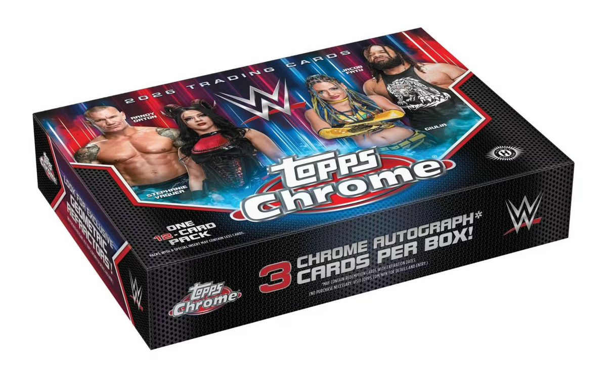 2026 Topps Chrome WWE Wrestling Delight Box