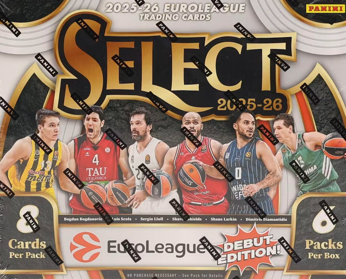 2025/26 Panini Select EuroLeague Basketball Hobby Box