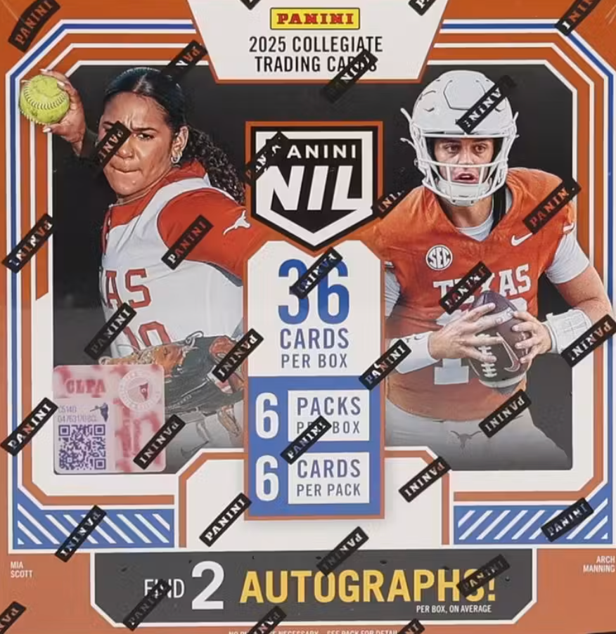 2025 Panini NIL Texas Longhorns Hobby Box