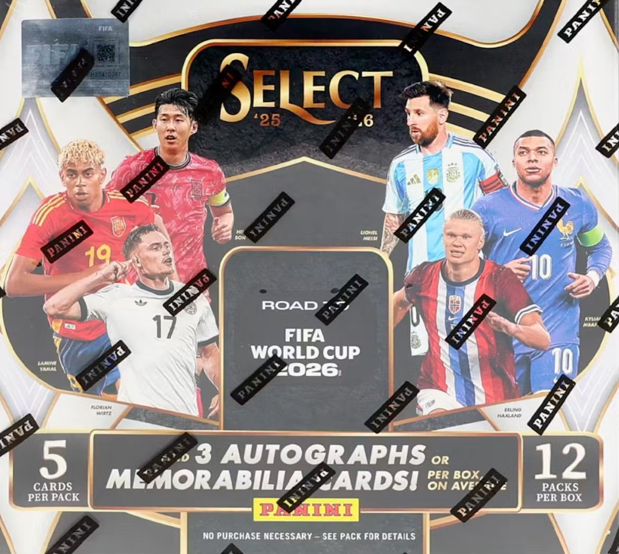2025/26 Panini Select Road to FIFA World Cup Soccer Hobby Box