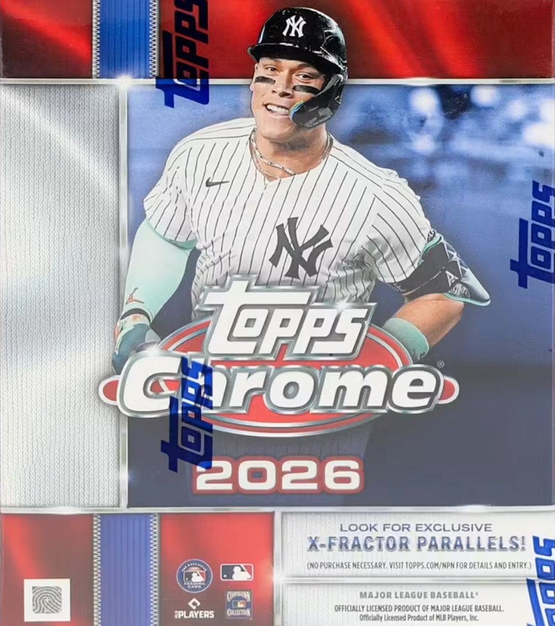 2026 Topps Chrome Baseball Mega Box