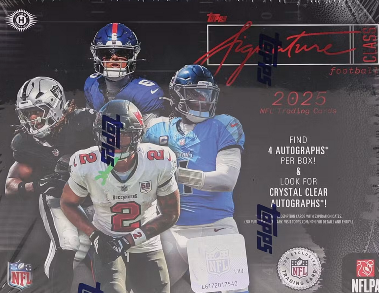 2025 Topps Signature Class Football Hobby Jumbo Box
