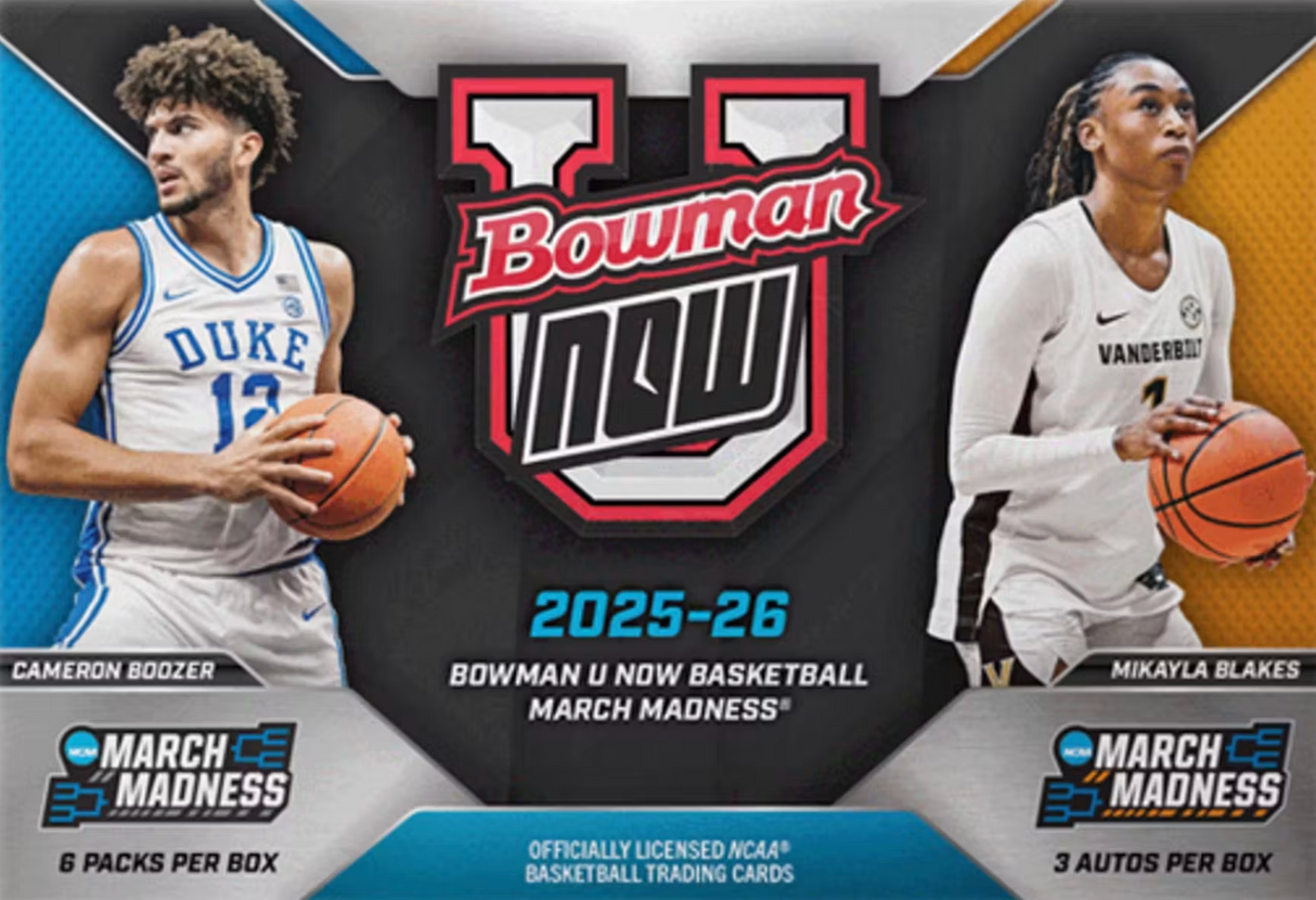 2025/26 Bowman University NOW March Madness Basketball Hobby Box