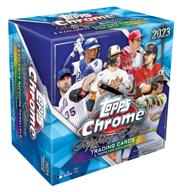 2023 Topps Chrome Baseball Sapphire Edition Box