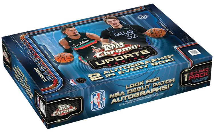 2025-26 Topps Chrome Update Series Basketball Delight Box