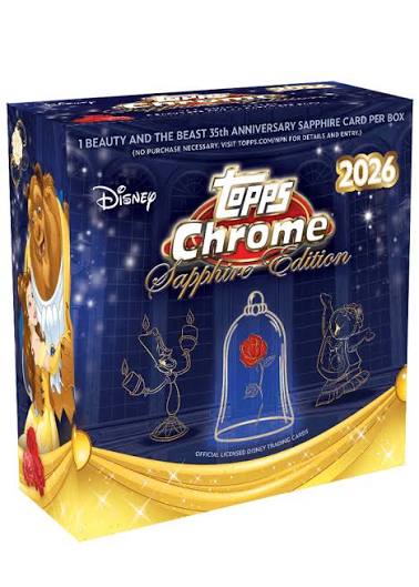2026 Topps Chrome Disney Sapphire Edition Hobby Box