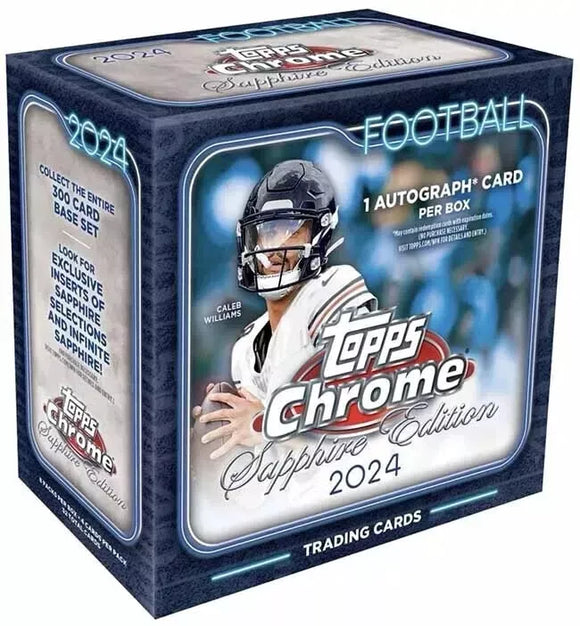2024 Topps Chrome Sapphire Football Hobby Box