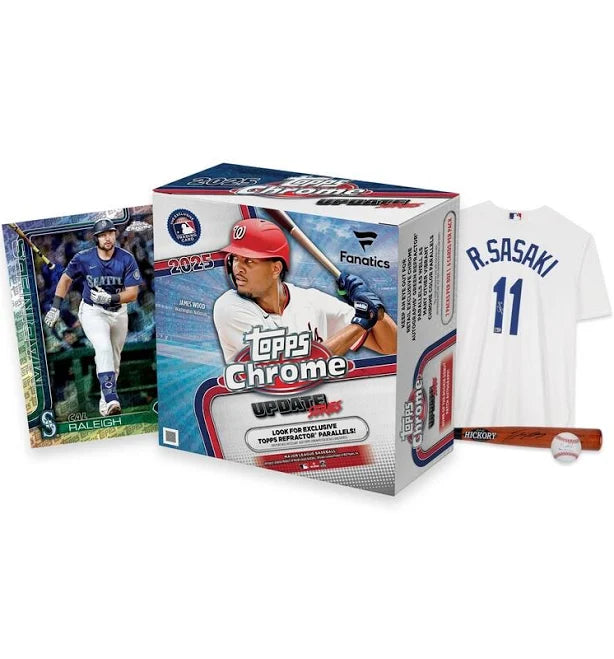 2025 TOPPS CHROME UPDATE FANATICS MEGA BOX