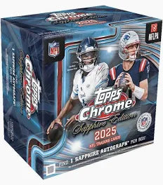 2025 Topps Chrome Football Sapphire Edition Hobby Box