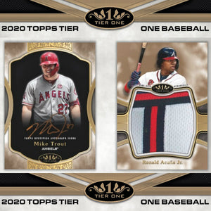 2020 Topps Tier One Baseball Hobby Box