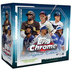 2021 Topps Chrome Baseball Sapphire Edition Box