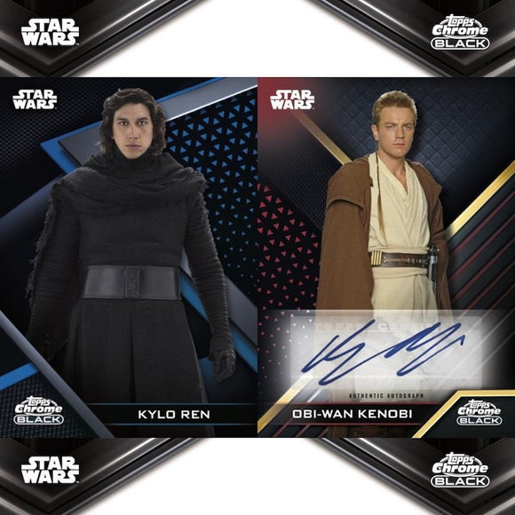 MAY THE 4TH SPECIAL - 2022 Topps Star Wars Chrome Black Hobby Box