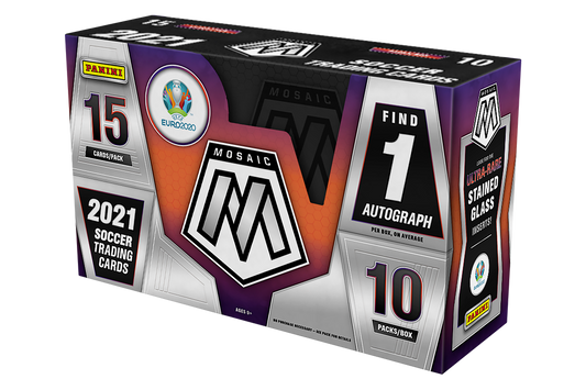 2020/21 Panini Mosaic UEFA Euro Soccer Hobby Box