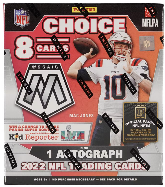 *TODAY ONLY STEAL PRICE* 2022 Panini Mosaic Football Choice Box
